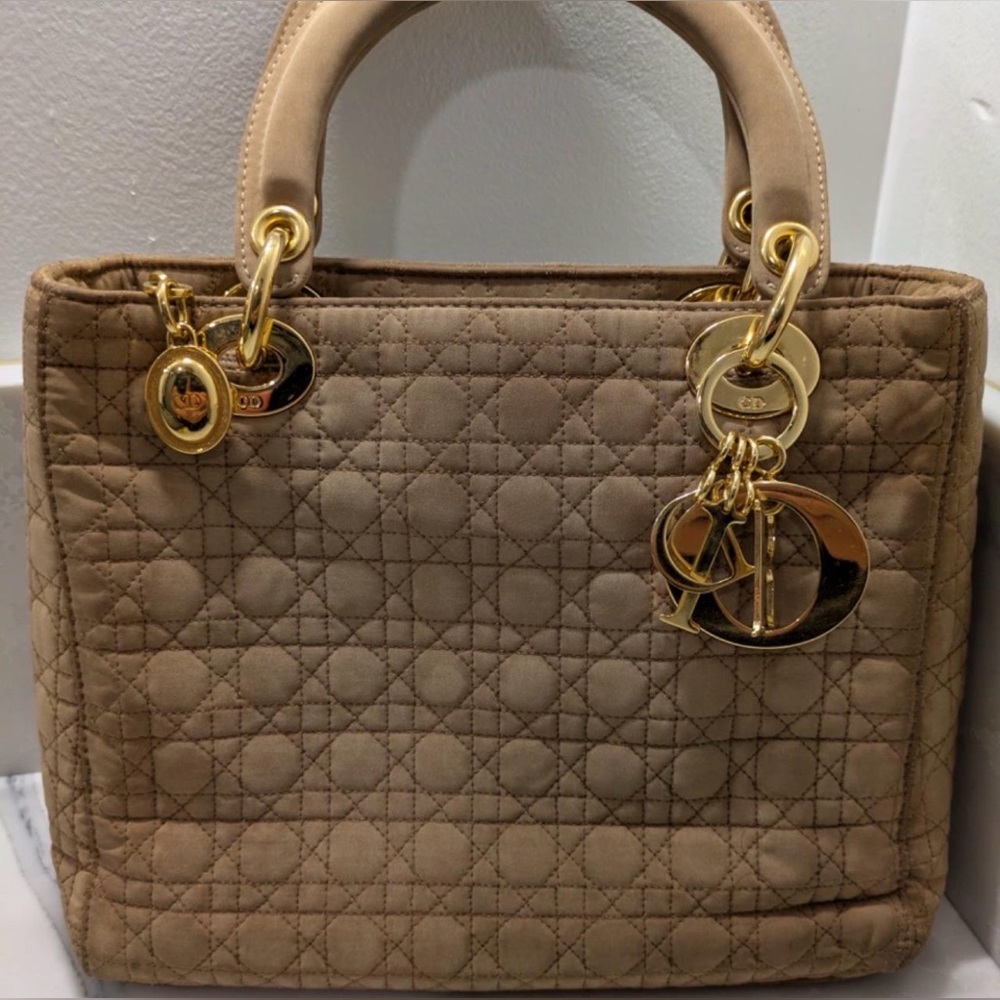 Small “Canage Lady Dior Tote Bag" 🤎